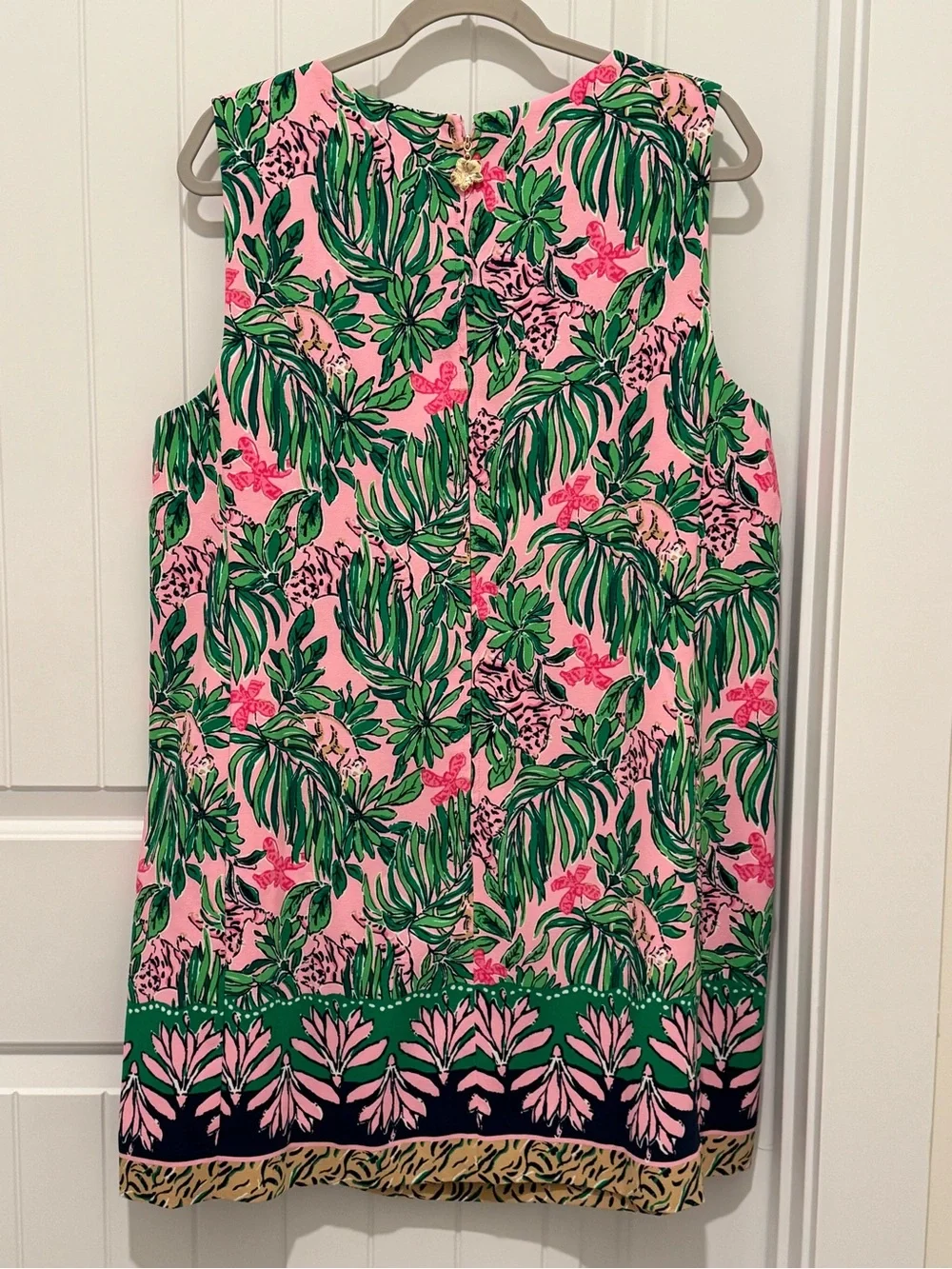 NWT Lilly Pulitzer 16 Edita Shift Dress “Conch Shell Pink Roaring With Joy” - Picture 6 of 13